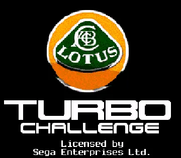 Lotus Turbo Challenge (USA, Europe) screen shot title